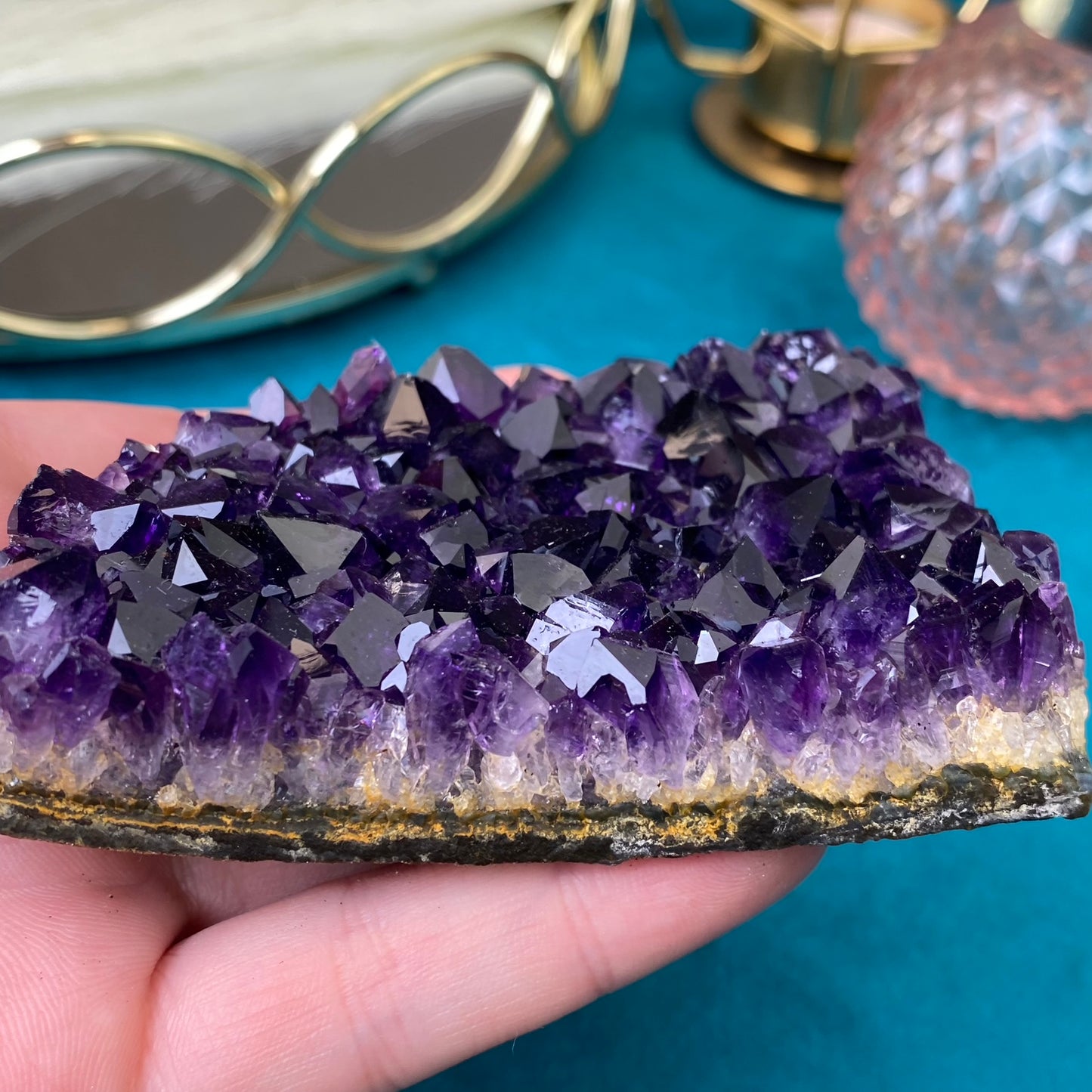 Natural raw Amethyst druse/cluster (High Quality,Uruguay,198g.)