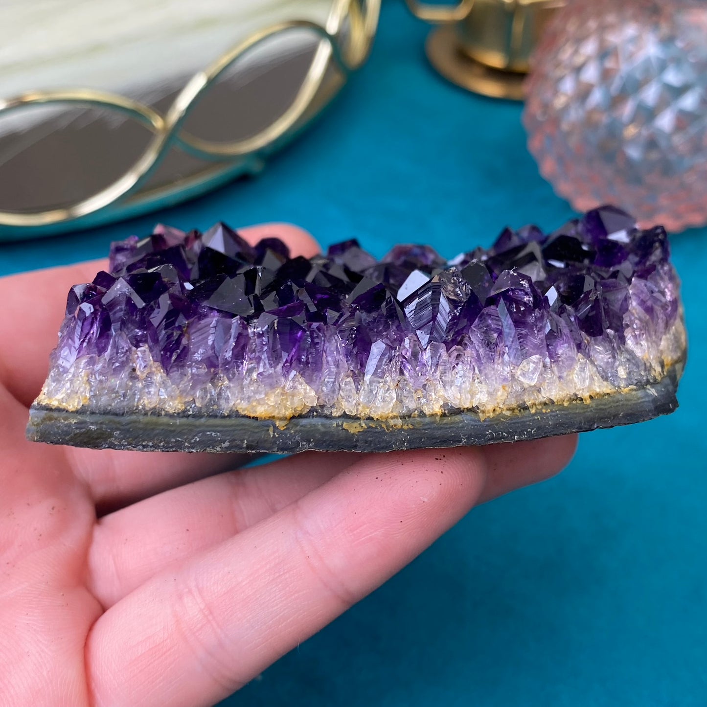 Natural raw Amethyst druse/cluster (High Quality,Uruguay,198g.)