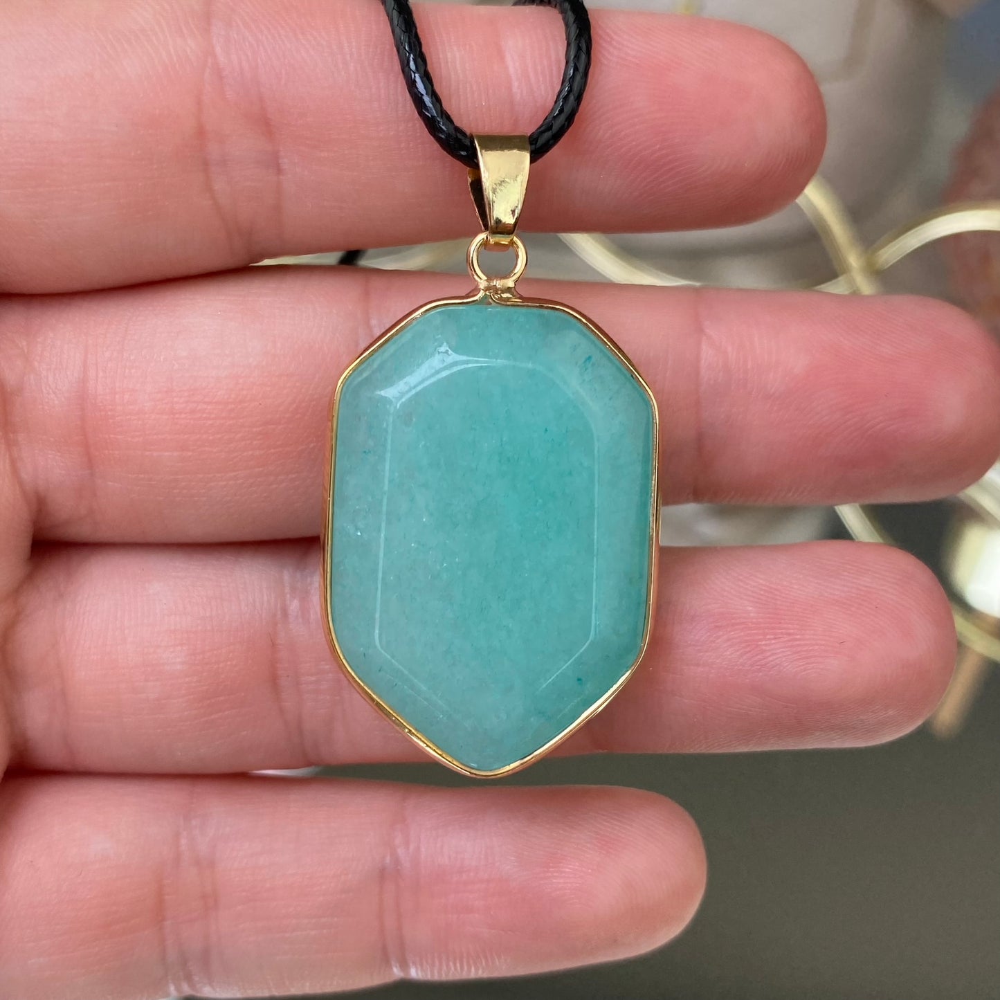 Amazonite pendant (Amazonite)