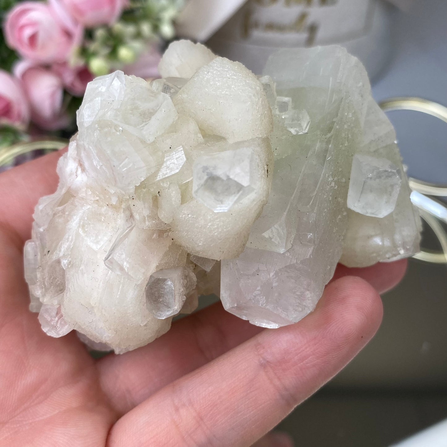 Apophyllite with Stilbite