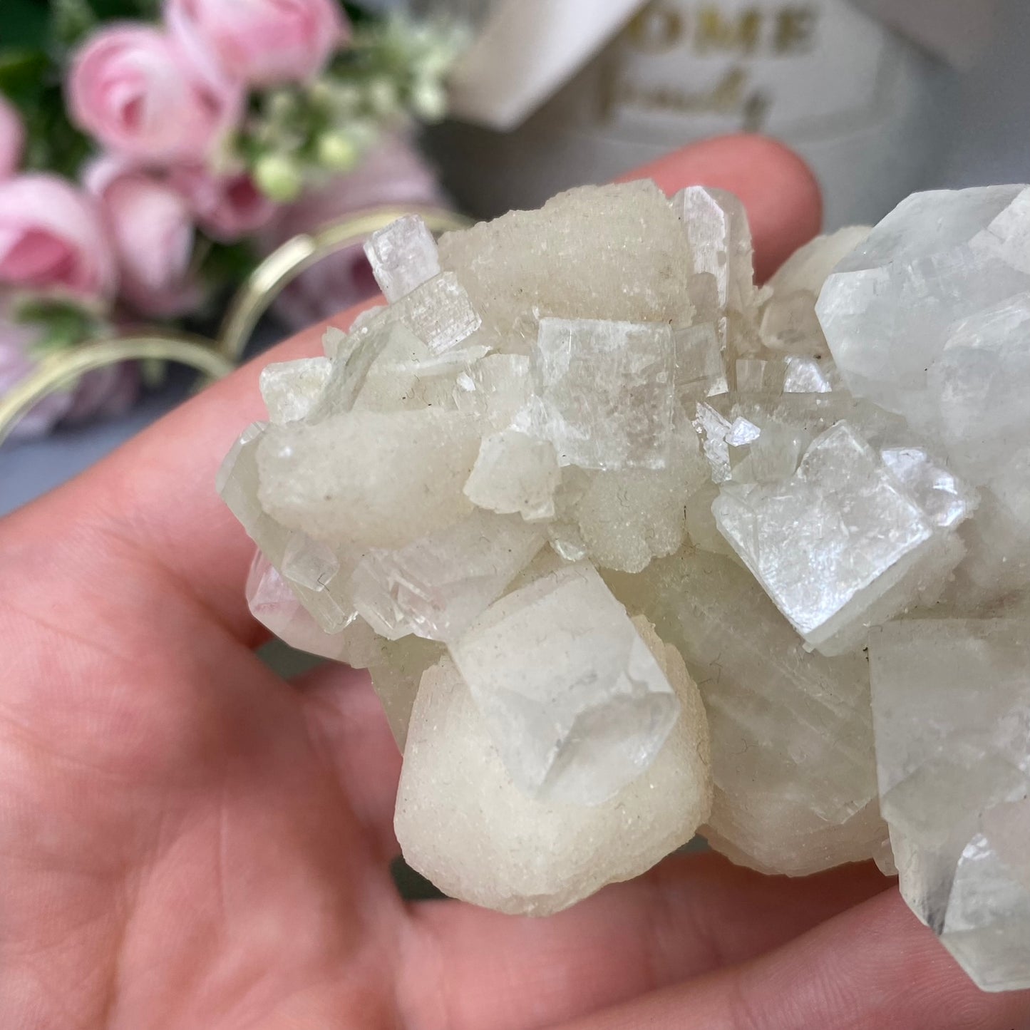 Apophyllite with Stilbite