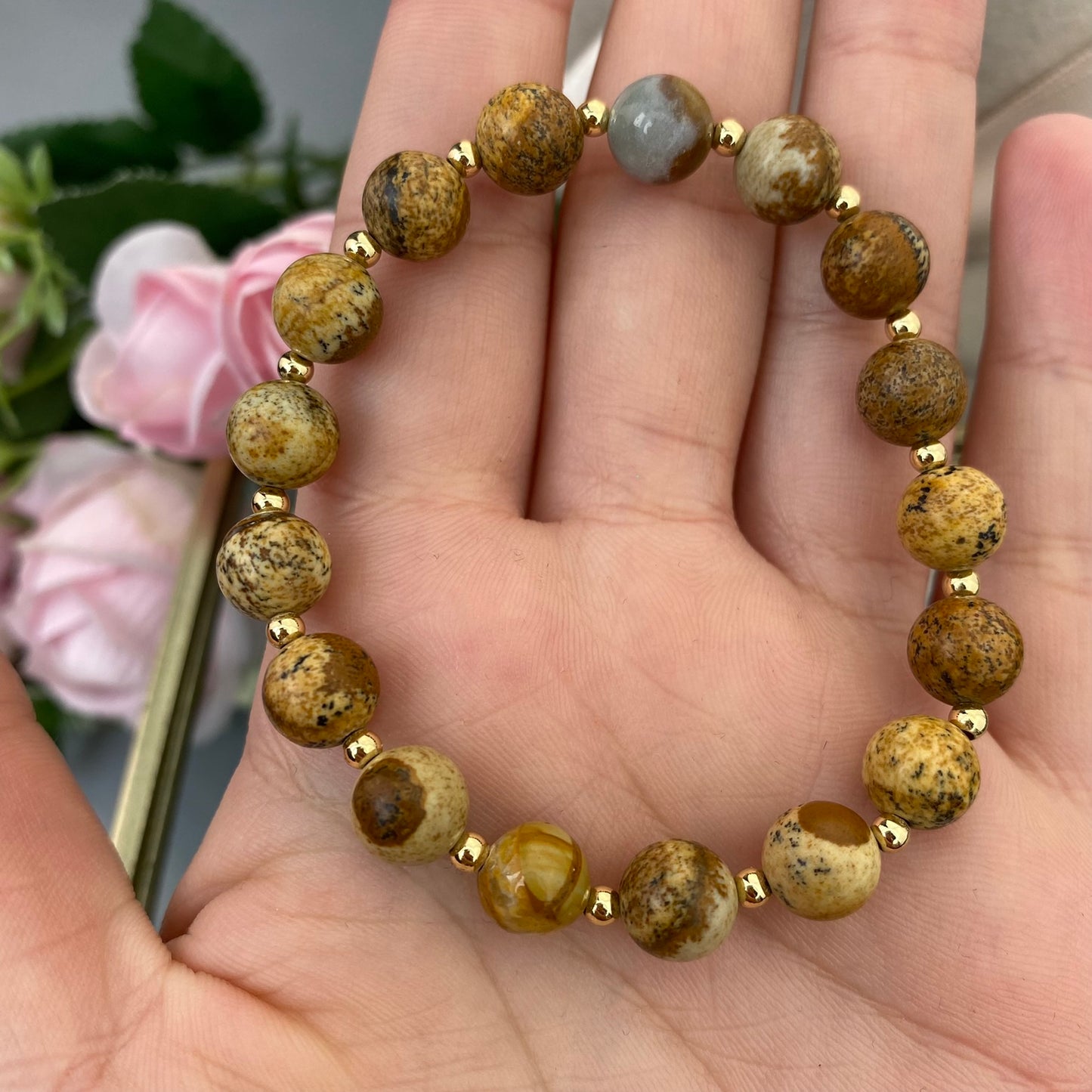 Jasper bracelet (Jasper 8mm)