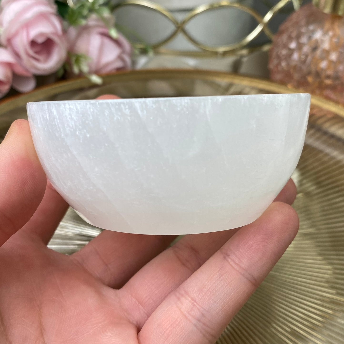 Selenite bowl (size-M)