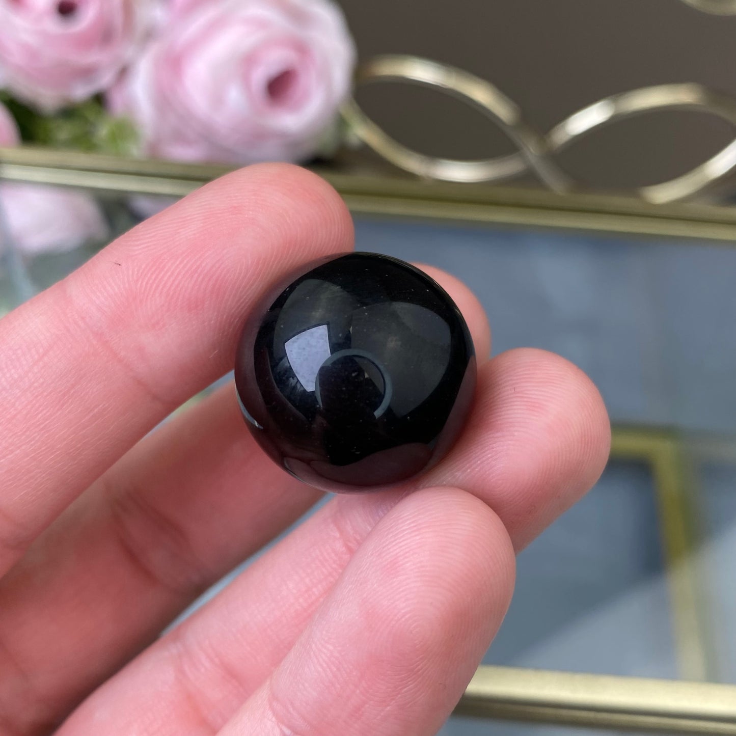 Obsidiankugel 2cm (1 Stk.)