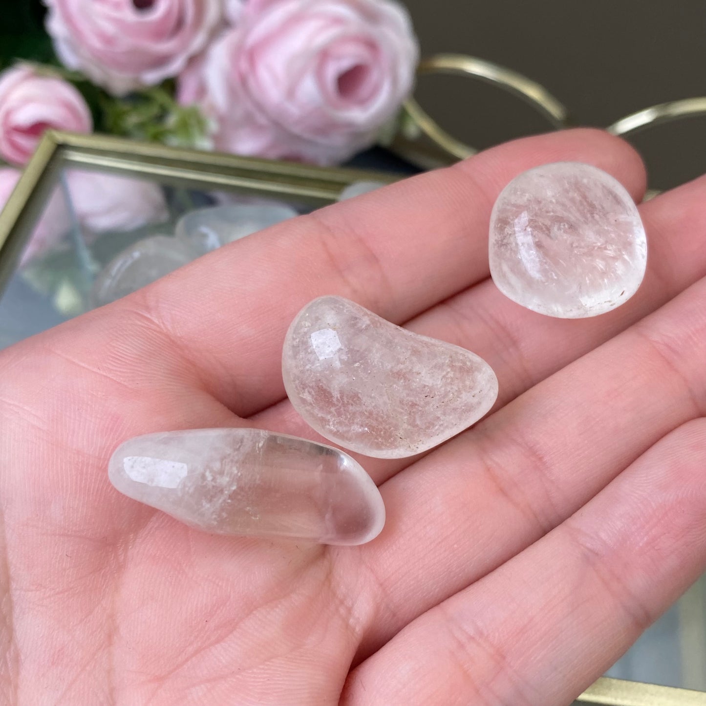 Natural polished Clear Quartz (1pc.)