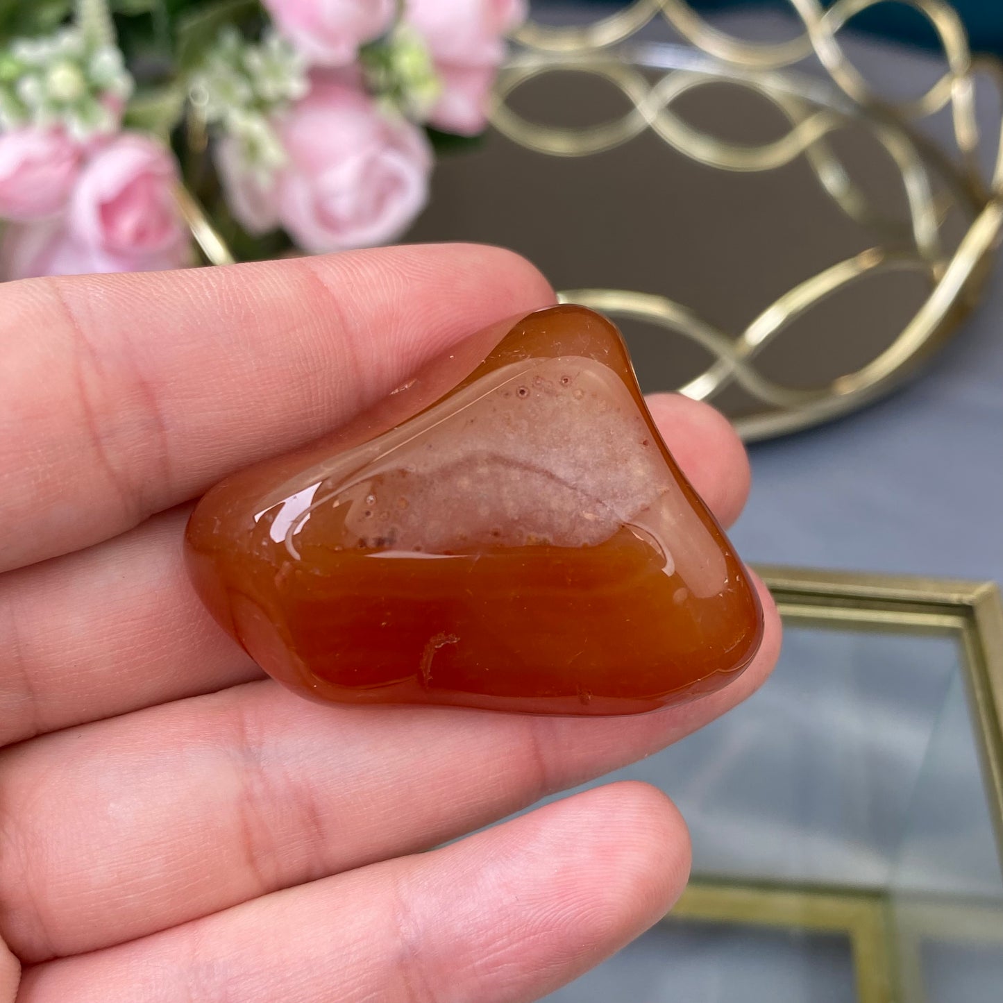 Natural polished Carnelian 39g.