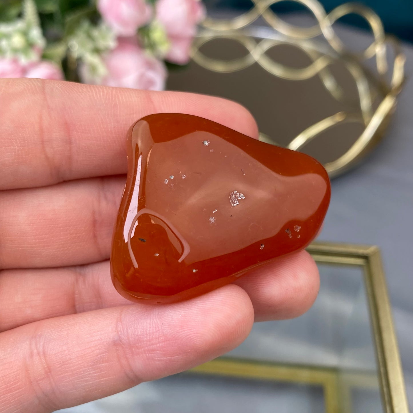 Natural polished Carnelian 39g.