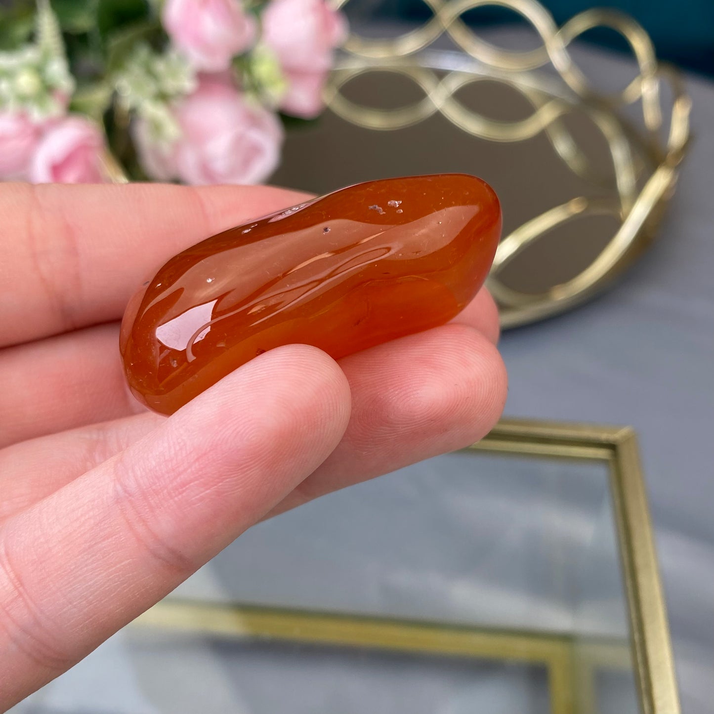 Natural polished Carnelian 39g.