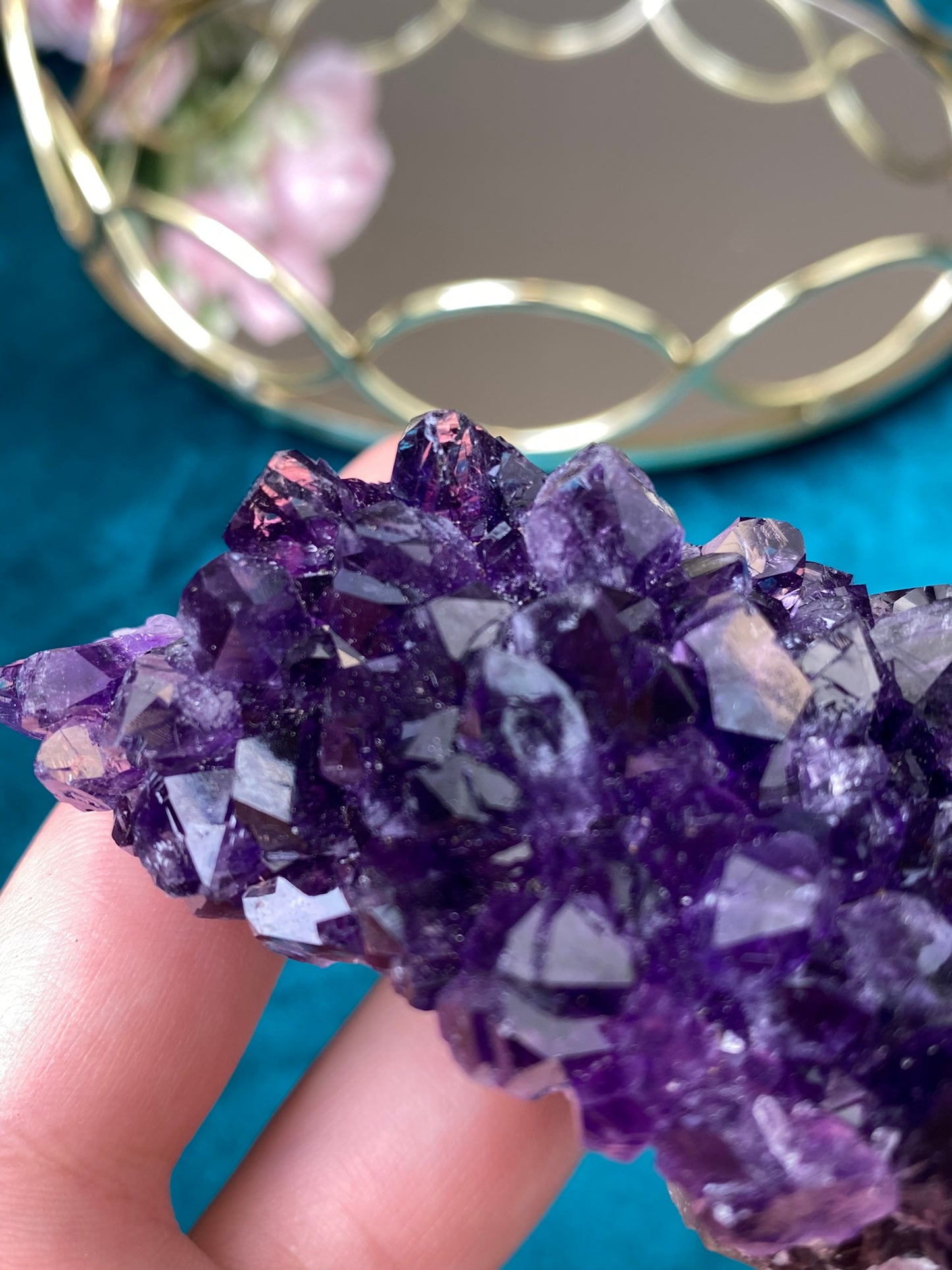 Natürliche rohe Amethyst-Druse (Hohe Qualität, Uruguay, 269g.)