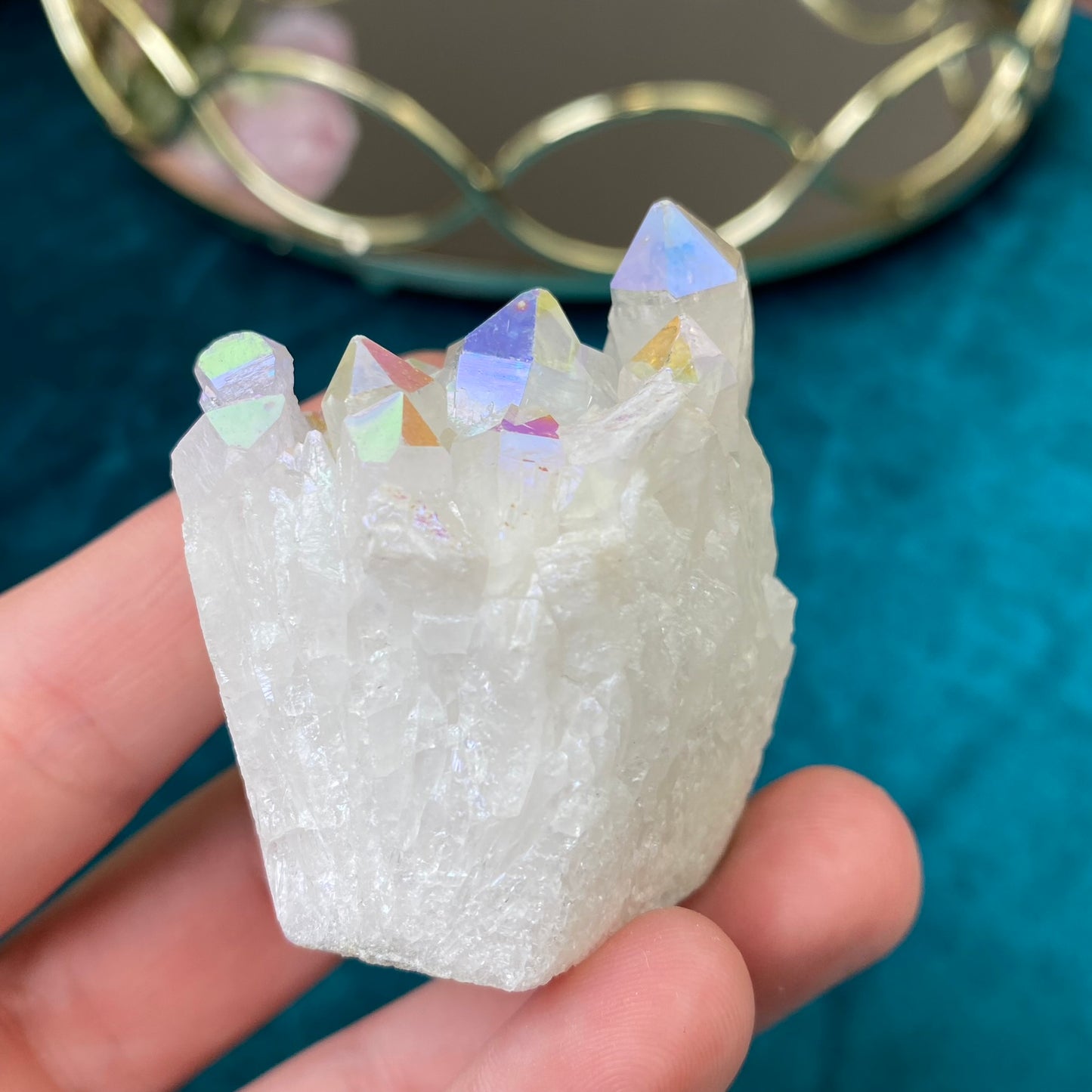 Angel Aura Quartz druse/cluster 80g.