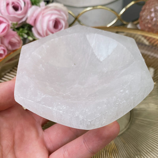 Selenite bowl (size-S)