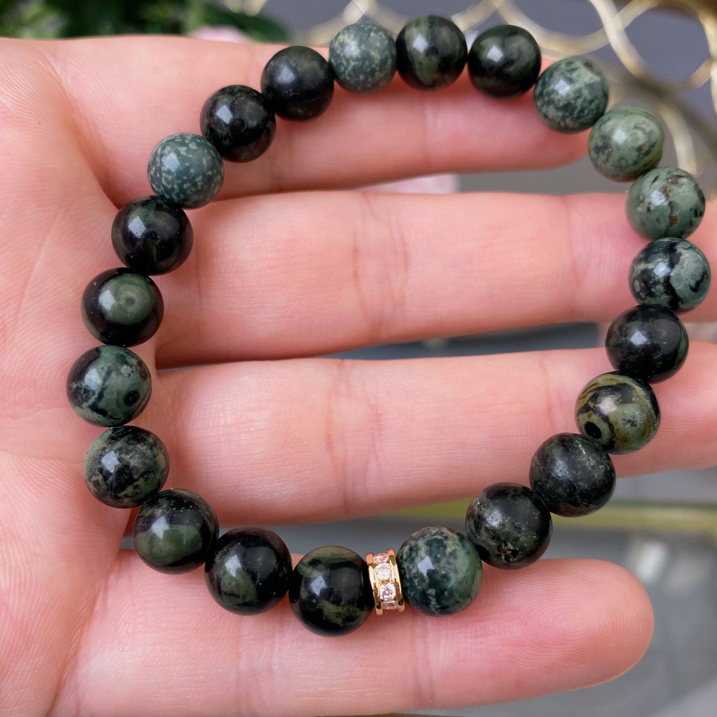 Kambaba Jasper bracelet (Kambaba Jasper, 8mm)