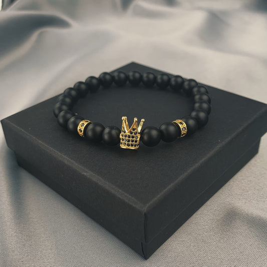 Men's bracelet with a crown