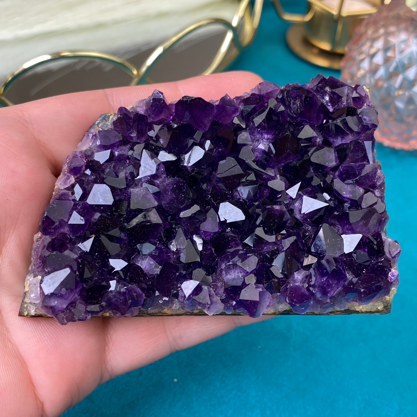 Natural raw Amethyst druse/cluster (High Quality,Uruguay,198g.)